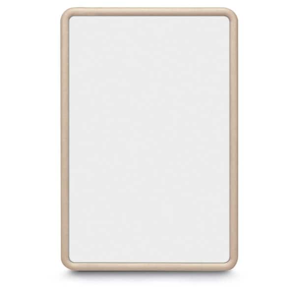 Corkboard, Single Door, Radius Frame, 36x36", Satin/Natural Tan Cork